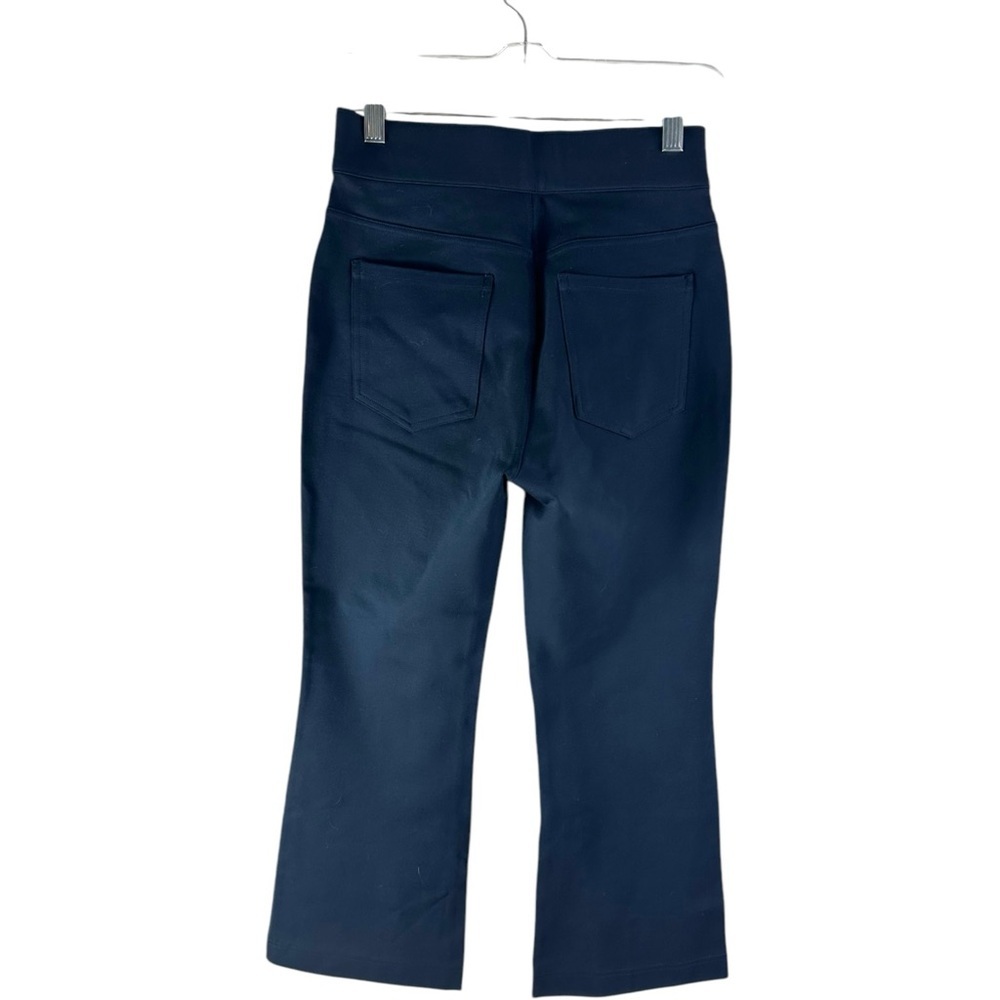Spanx The Perfect Cropped Flare Classic Navy Blue Size Small - Picture 3 of 7